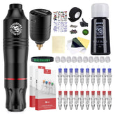 Dragonhawk Atom wireless pen kit overview for beginner tattoo artists.