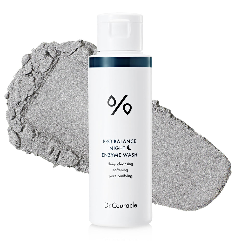 Dr.Ceuracle Pro Balance Enzyme Powder Wash bottle for daily pore cleansing and gentle skin balance.
