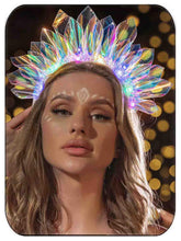 DRESBE light up headband with TPU material and 14 LEDs for bright, comfortable wear.
