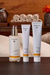 Dr Hauschka Cleansing Cream texture close up showing gentle exfoliation