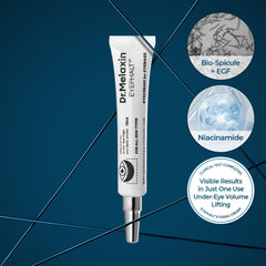 Dr.Melaxin Eyephalt texture swatch shows smooth, light-absorption suitable for under-eye.
