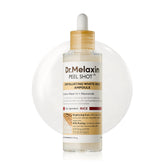 Dr.Melaxin Peel Shot Glow ampoule bottle closeup for daily exfoliation