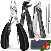 DRMODE big podiatrist toenail clipper trims thick nails with professional precision at home.