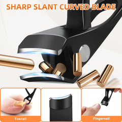 DRMODE long-handle ergonomic toenail clippers offer comfortable grip