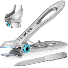 DRMODE thick-nails toenail clippers with wide opening enable easier trimming