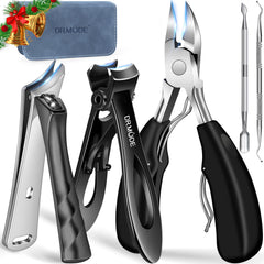DRMODE Large Podiatrist Toenail Clippers with thick-nail blade for precise trimming