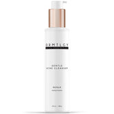 DRMTLGY Acne Cleanser bottle pour demonstrates oil-control for clearer skin
