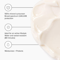 DRMTLGY Day Dream sunscreen application on face with quick absorption and no white cast