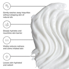 DRMTLGY gOAT Cleanser creamy milk texture for gentle cleansing