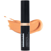 DRMTLGY Luminous Eye Corrector bottle close-up with peach undertone hydration