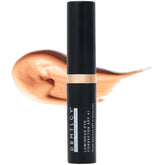 DRMTLGY Luminous Eye Corrector SPF 41 bottle shows peach undertone for brightened under-eye area