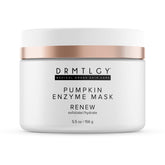 DRMTLGY pumpkin enzyme mask packaging ready for at-home spa rituals and glow.