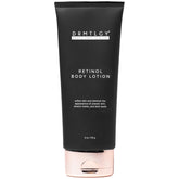 DRMTLGY retinol body lotion bottle pour shows silky hydration