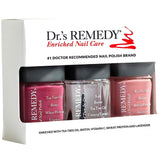 Dr.'s Remedy Brave Berry nail polish bottle showcasing rich color and nourishment.