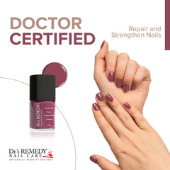 Dr.'s Remedy Total Two-in-One Glaze bottle shows base and top coat versatility.