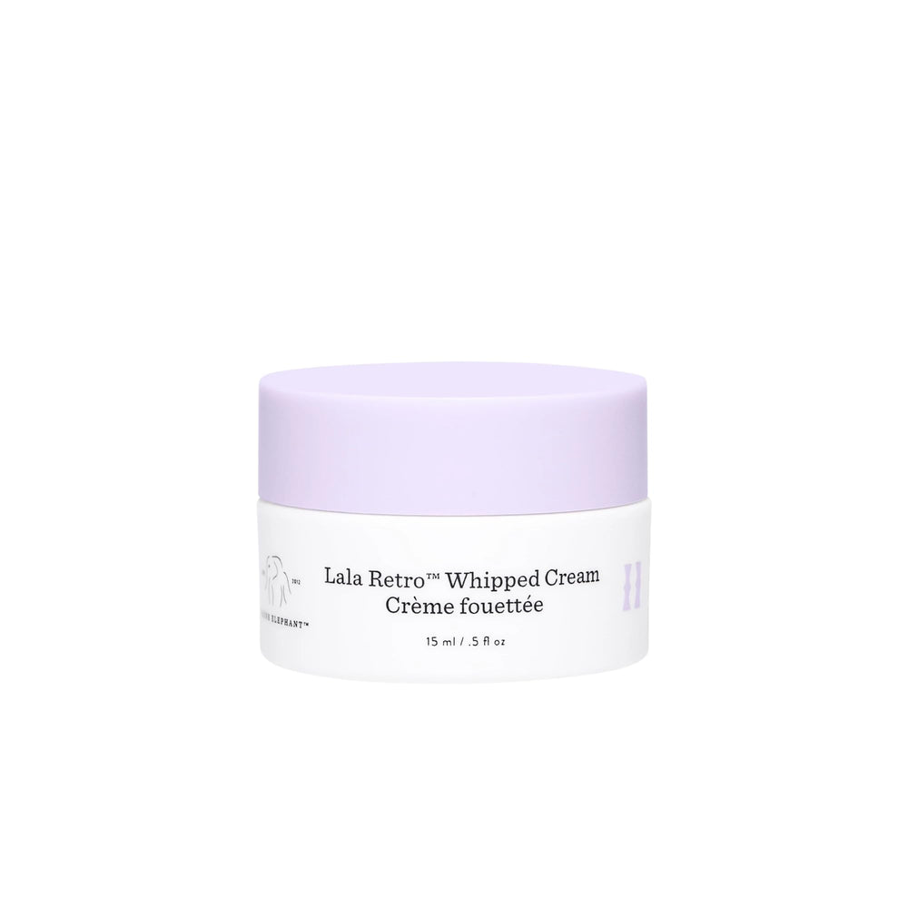 Drunk Elephant Lala Retro Whipped Cream tube for daily moisture.
