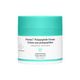 Drunk Elephant Protini Cream jar closeup shows peptide-packed moisturizer for daily hydration.