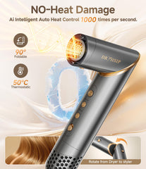 Dryhsip 8 in 1 hair styler smoothing comb for smooth, frizz-free results.