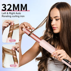 Dryhsip hair styler wand attachment enables curling and smoothing.