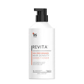 DS Laboratories Revita conditioner bottle pour shows lightweight scalp hydration