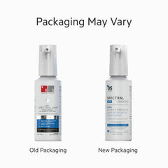 DS Laboratories Spectral.UHP spray-dispense shown for crown-area thinning treatment.