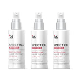 DS Laboratories Spectral Women’s Hair Density Serum bottle demonstrates quick absorption for daily styling.