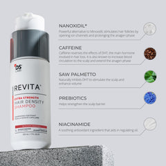 DS Labs Revita shampoo lather closeup suggesting cleansing action