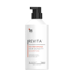 DS Laboratories Revita Shampoo bottle front view signaling fuller-looking hair.