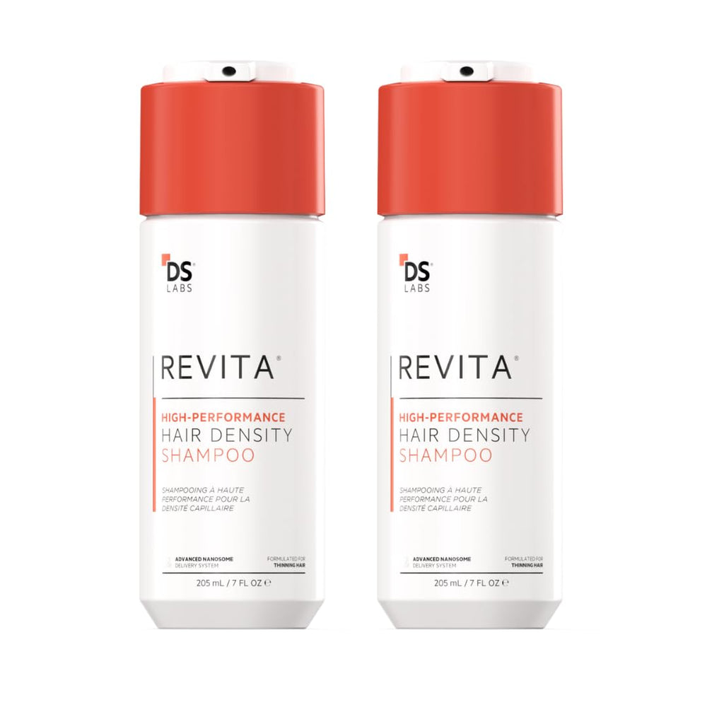 DS Laboratories Revita Shampoo label on 205 mL bottle for color-safe cleanse