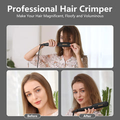 DSHOW crimping iron heats up in 30 seconds for fast styling