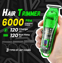 DSP barber kit includes cape and tools for at-home professional styling.