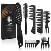 duaiu curved vent brush close-up for quick-dry styling and scalp massage.