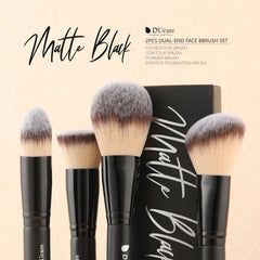 DUcare flat buffer brush smooths liquid and powder foundations