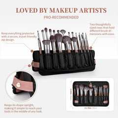 DUcare makeup brushes with FSC-certified wooden handles for sustainable quality.