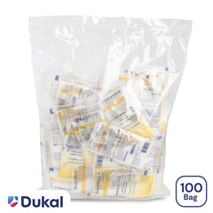 Dukal DawnMist vitamin E label close-up signals nourishing skin support.