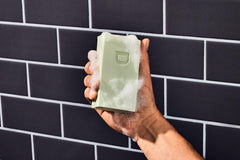 Duke Cannon Big Brick High Country soap bar with forest air and birchwood for rugged outdoor showers.