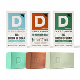 Duke Cannon Big Brick Midway soap bar with citrus and cedarwood for a refreshing, long-lasting cleanse.