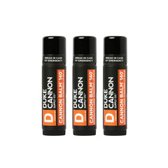Duke Cannon Cannon Balm 140° blood orange mint pack closeup for rugged work