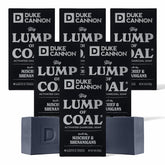 Duke Cannon Lump of Coal soap with charcoal for deep cleansing and hydration.