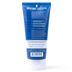 Duke Cannon Siberian Mint scrub applying on skin for a gentle daily cleanse