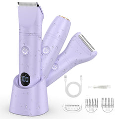 Dumite bikini trimmer long hair trim head for precise, smooth body shaping.