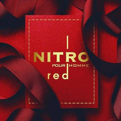 Dumont Nitro Red fragrance swirl with fruit notes like watermelon and apple