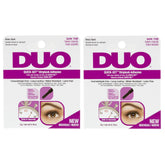 DUO Quick-Set Eyelash Glue Dark Tone bottle close-up showing long-lasting hold.