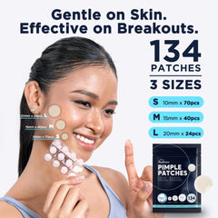 Dura Cleanse Pimple Patches medium size for medium blemishes.