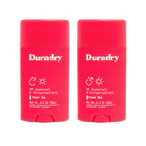 Duradry clear sky antiperspirant stick provides all-day dryness.
