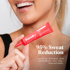 Duradry travel tube packaging for on-the-go freshness.