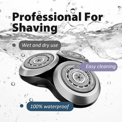 Durimi double-layer stainless steel blades close-up showing skin-friendly precision