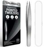 DuroX Ingrown Hair Tweezers close-up of needlepoint tips for precise removal