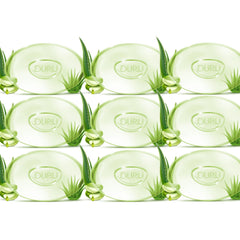 Duru Aloe Vera Glycerin Bar Soap closeup emphasizing moisturizing formula and gentle cleanse
