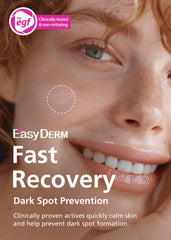 DWEasyDerm microdart patch technology demonstrates precision delivery to deep blemishes.
